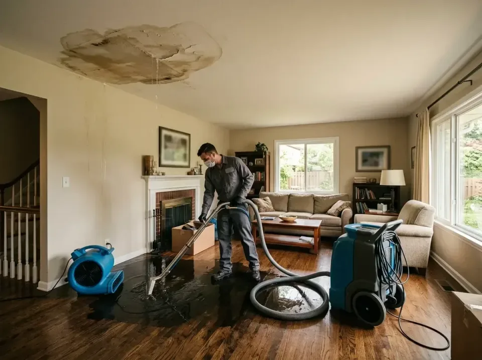 attic-pipe-burst-ceiling-drip-008 — frequently asked questions, Water Damage Restoration & Carpet Care in Springfield, MO